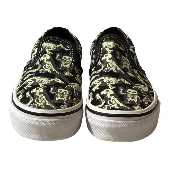 VANS Toddler Sz 10.5 Dinosaur Glow Sneaker - Picture 6 of 11